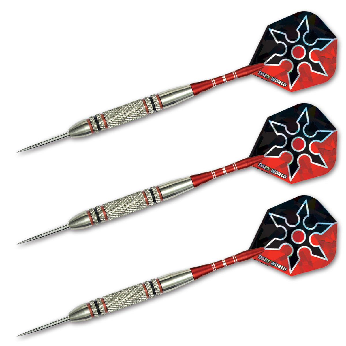 Ninja 22gr Steel Tip Darts Detailed