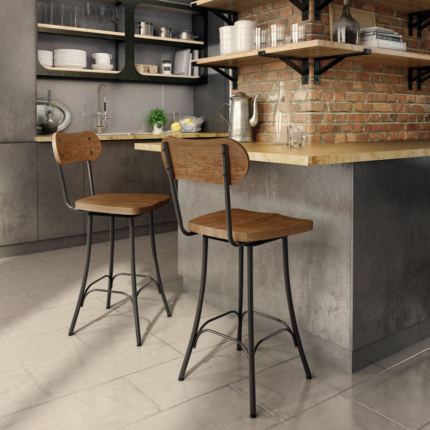 Amisco - Bean Swivel Stool Lifestyle