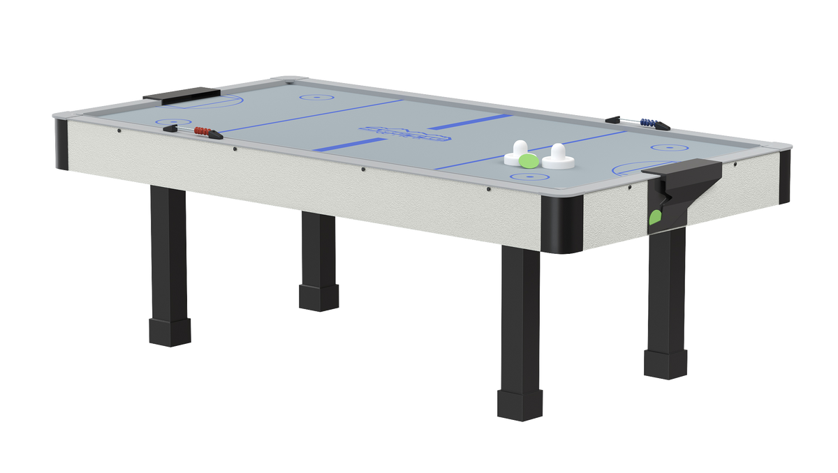 Dynamo Arctic Wind air hockey table in Argent Frost