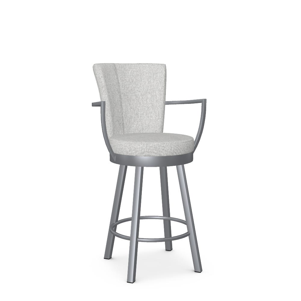 Amisco Cardin Upholstered Stool