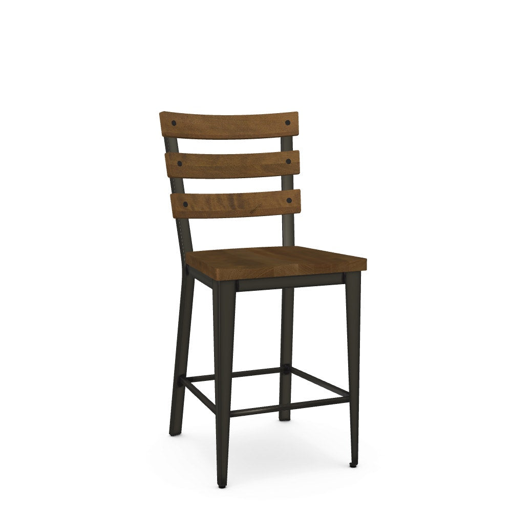 Amisco Dexter Stool 40323-26B solid wood, counter height – photo