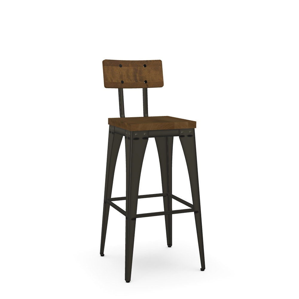 Amisco Upright Stool 40264-30B solid wood, bar height – photo