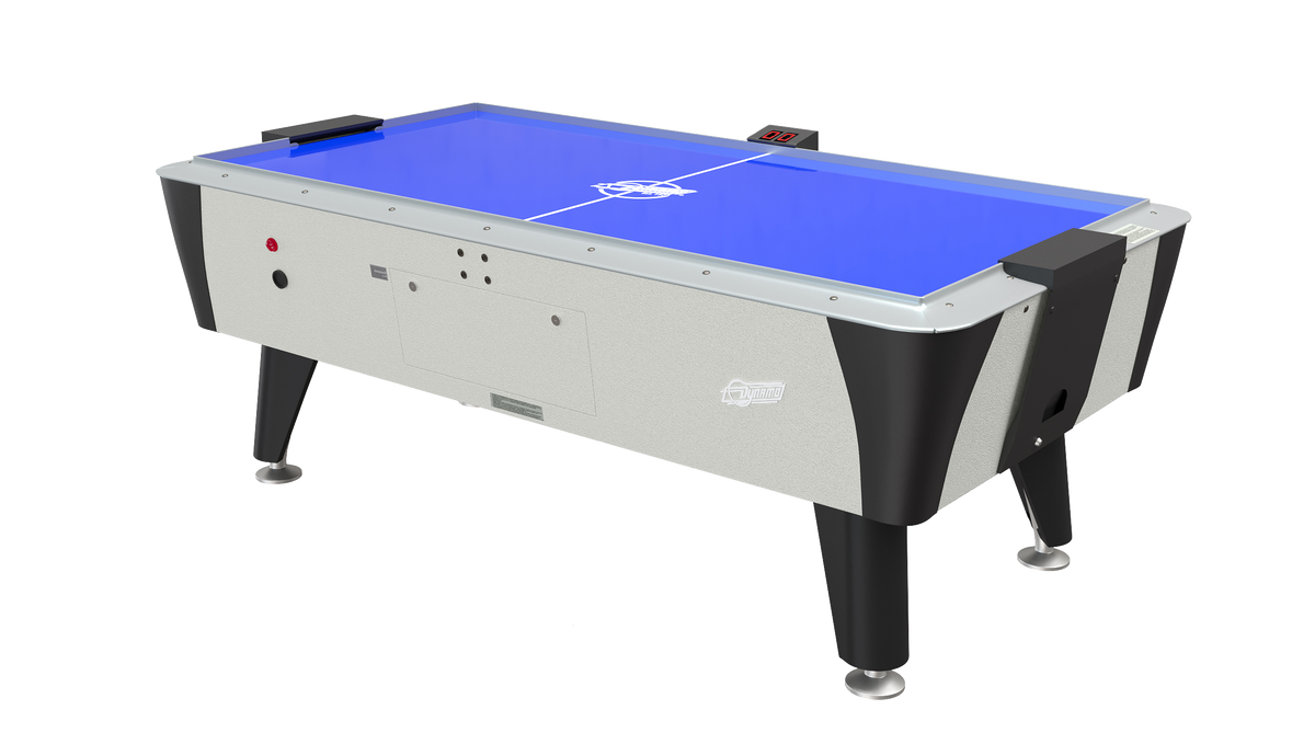 Dynamo Pro Style air hockey table in Argent Frost