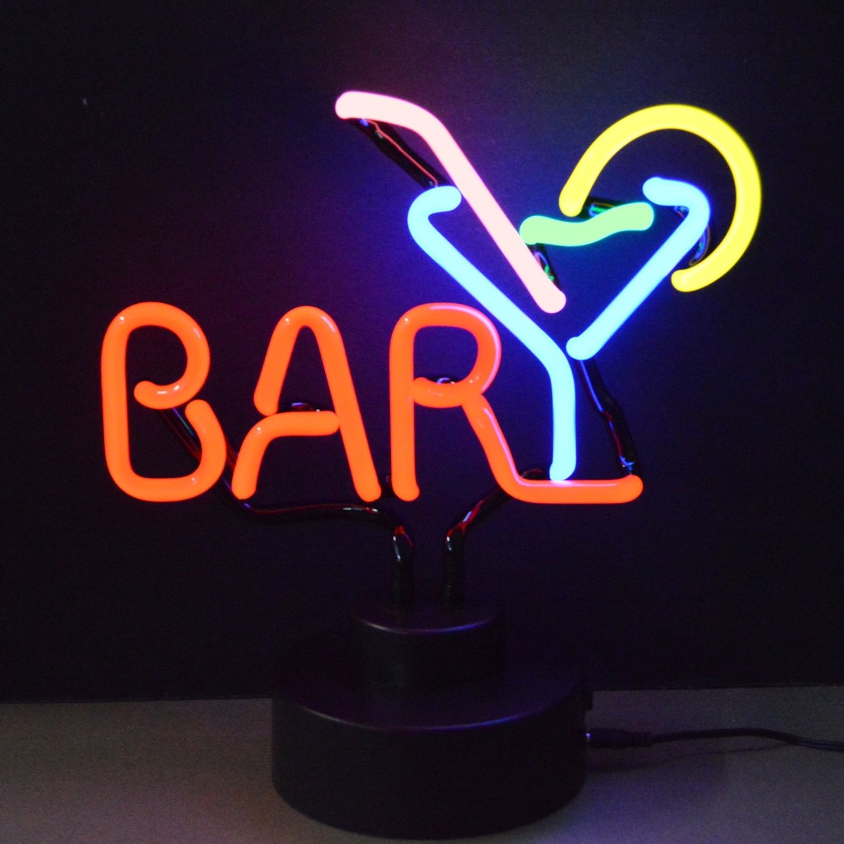 Bar Martini Neon Sculpture