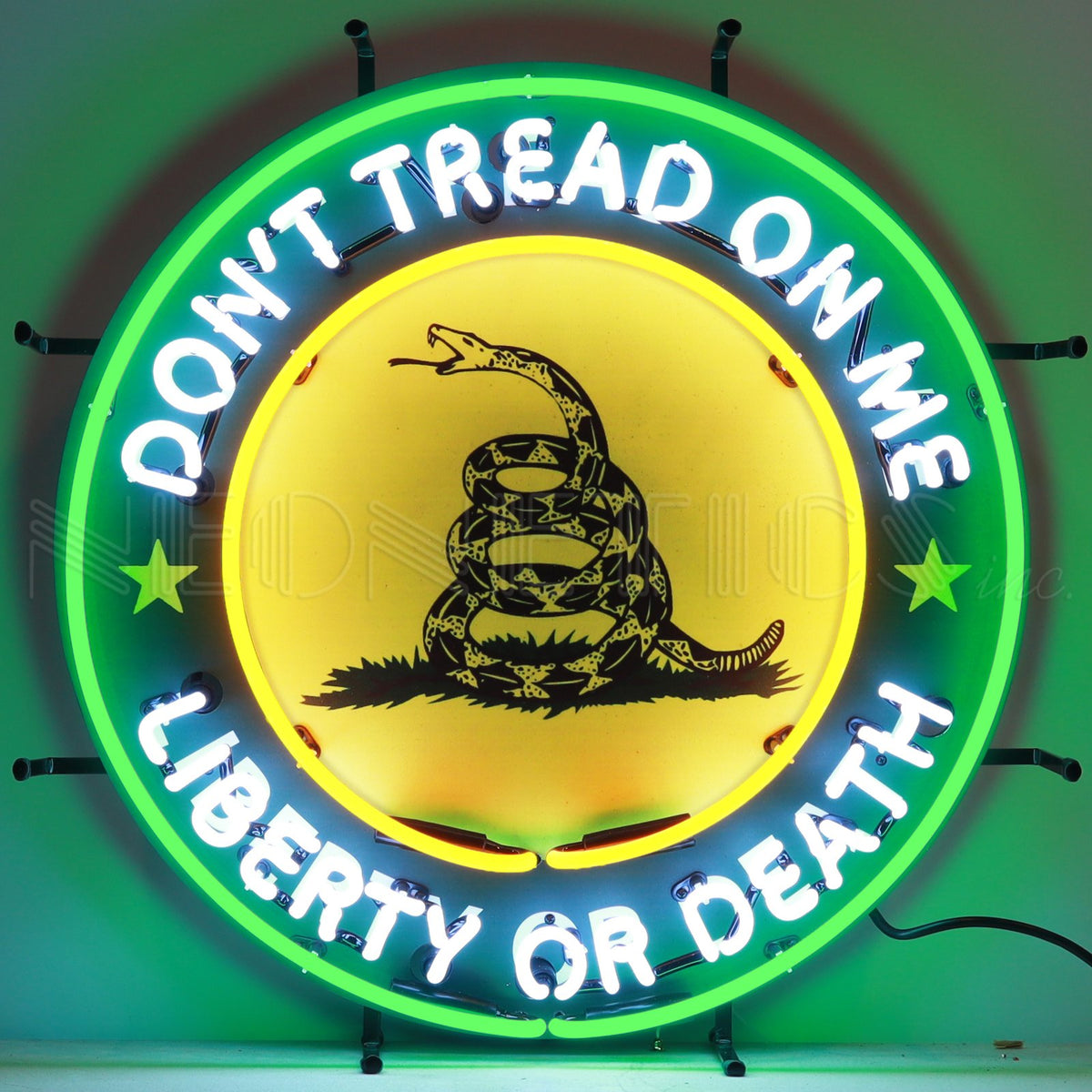 Don't Tread on Me Neon Sign