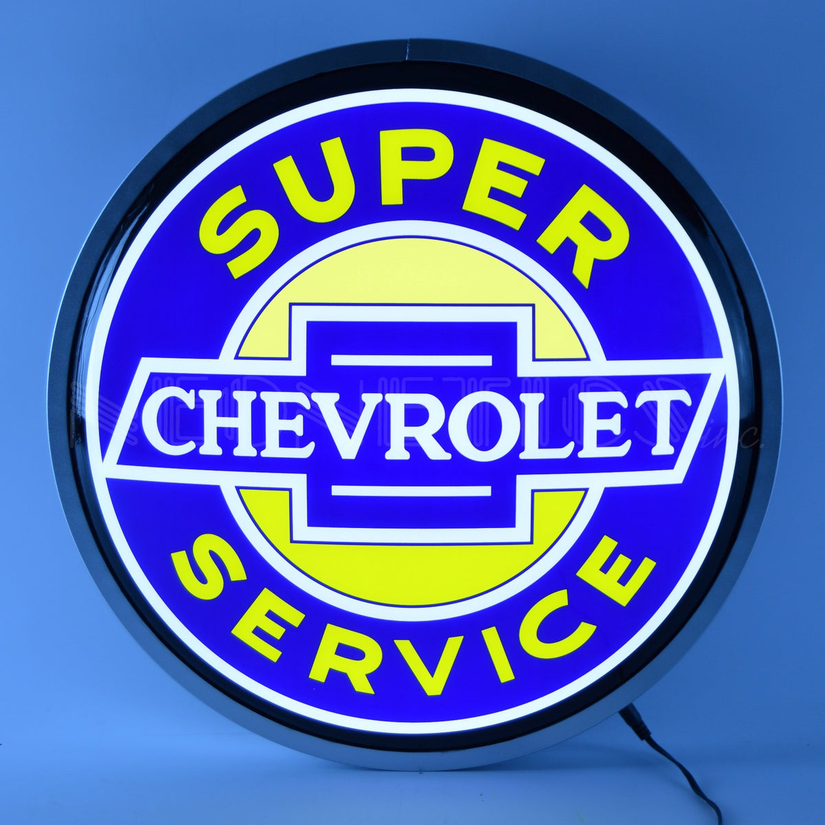 Super Chevrolet Service 15 Inch Backlit LED Lighted Sign