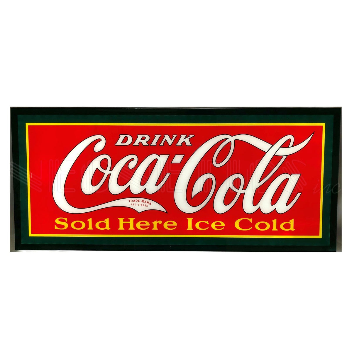 Drink Coca-Cola Sold Here Ice Cold Slim LED Sign