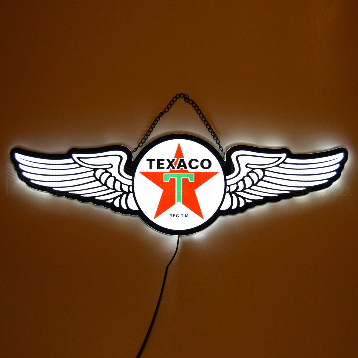 Texaco Wings Slim LED Sign