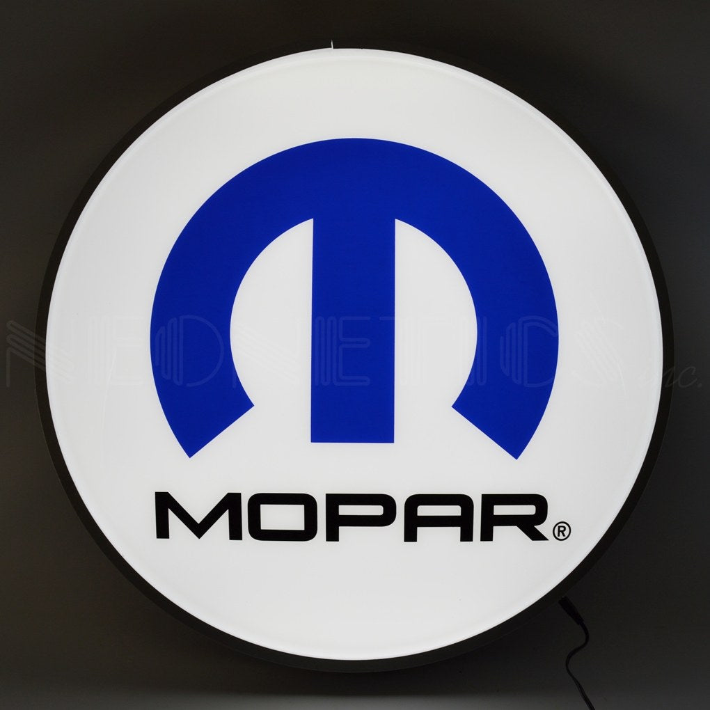 Mopar Omega M 15 Inch Backlit LED Lighted Sign