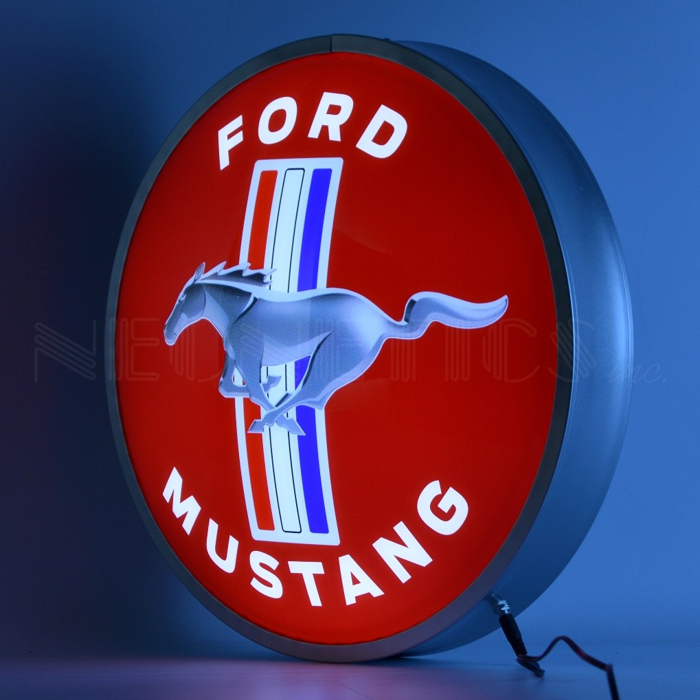 Ford Mustang 15 Inch Backlit LED Lighted Sign