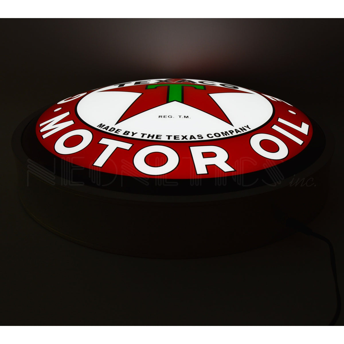 Texaco Motor Oil 15 Inch Backlit LED Lighted Sign