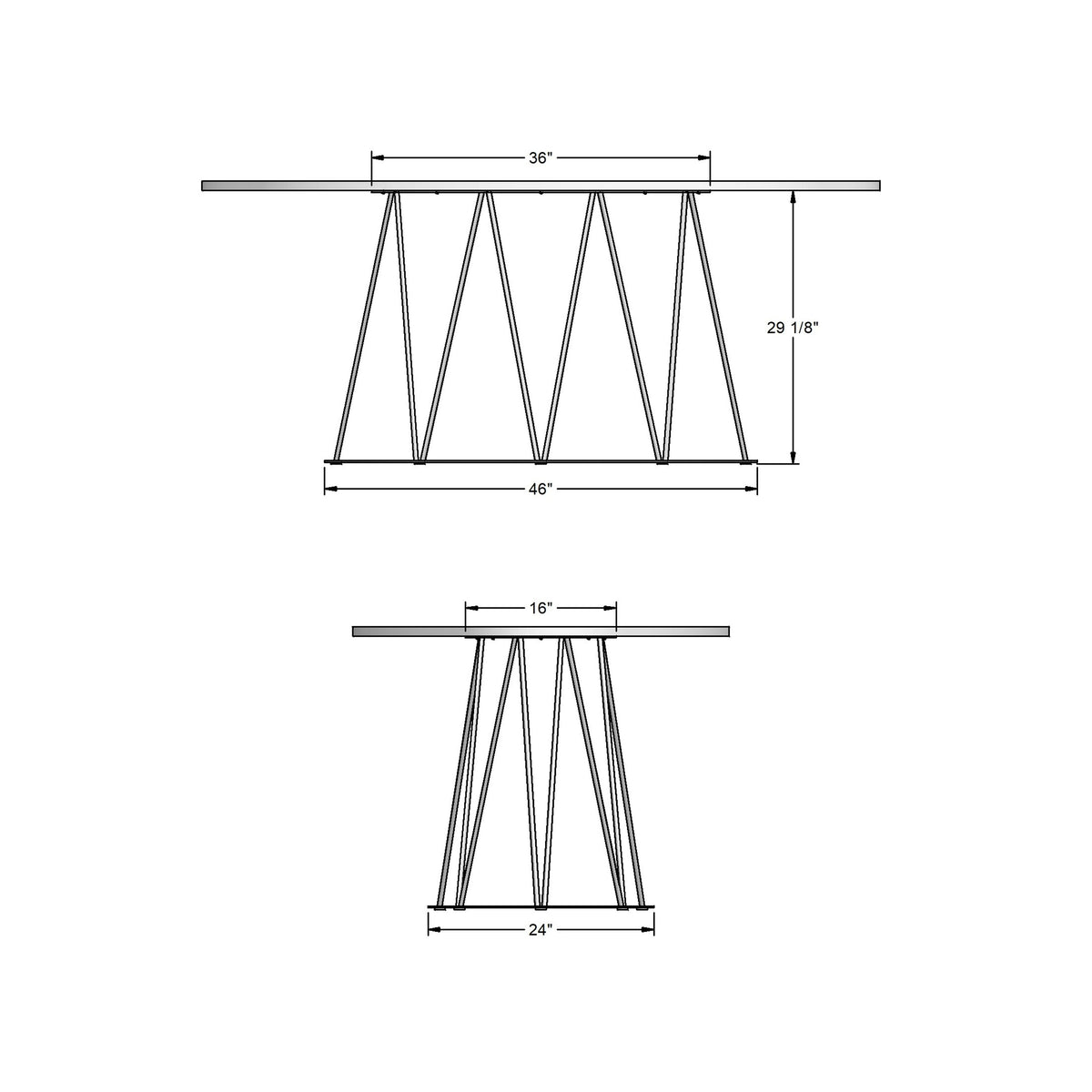 Amisco Calypso Dining Table – view 3
