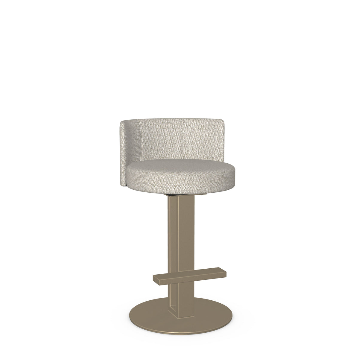 Amisco Ingrid Upholstered Stool