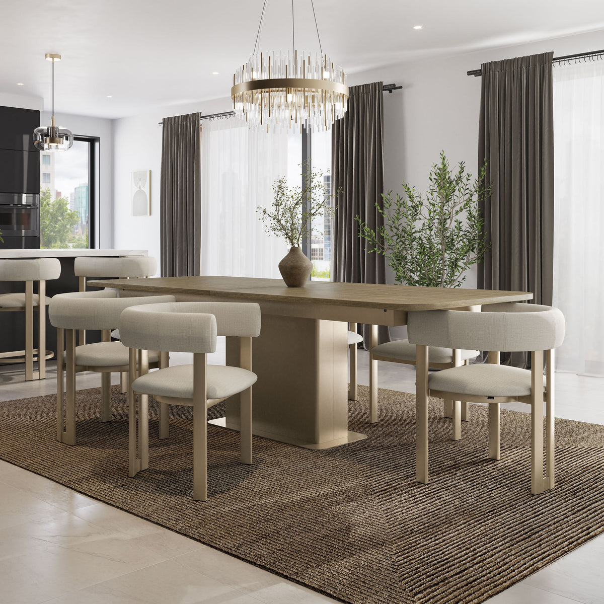 Amisco Clarissa Upholstered Dining Armchair – view 2