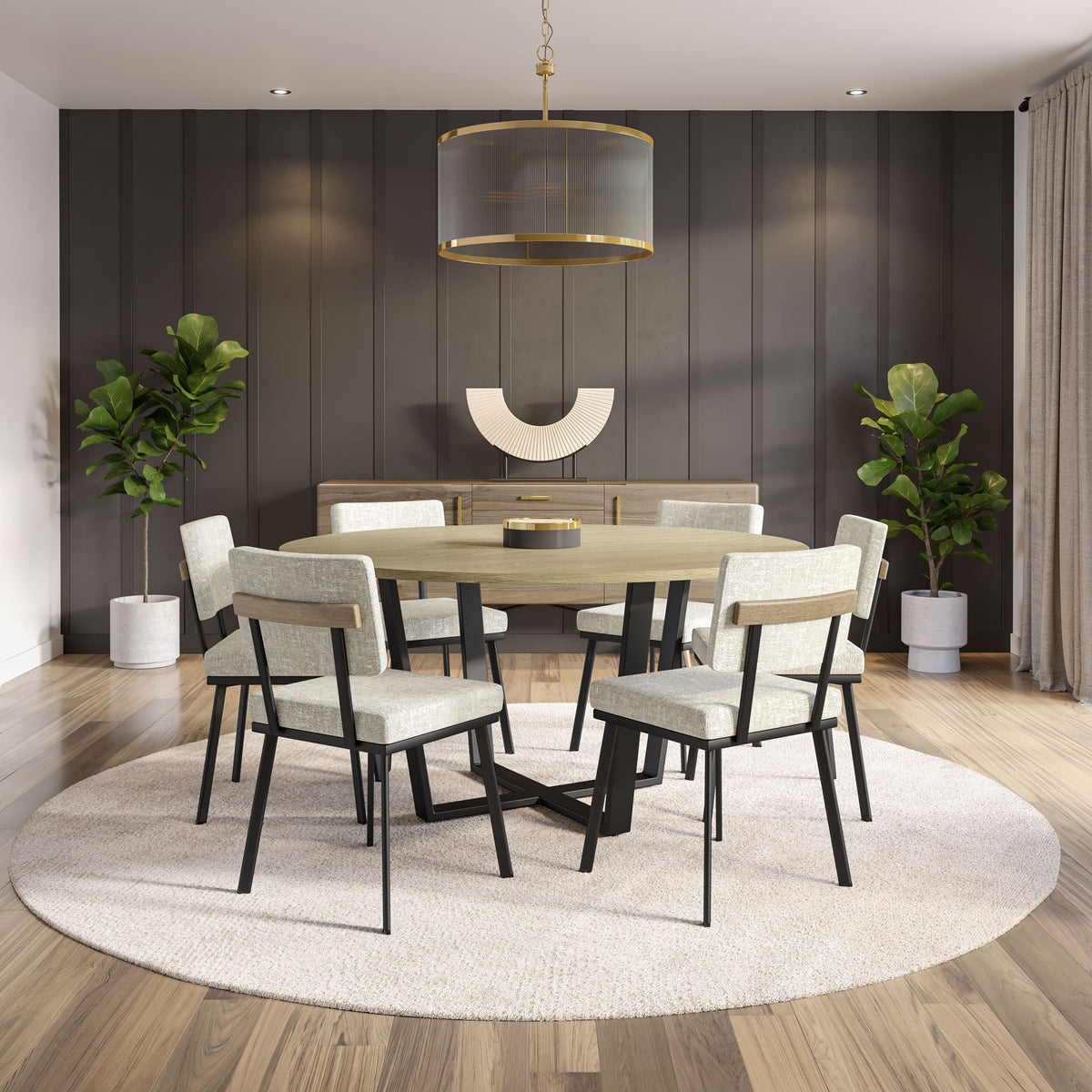 Amisco Wesley Solid Wood Dining Chair – view 2