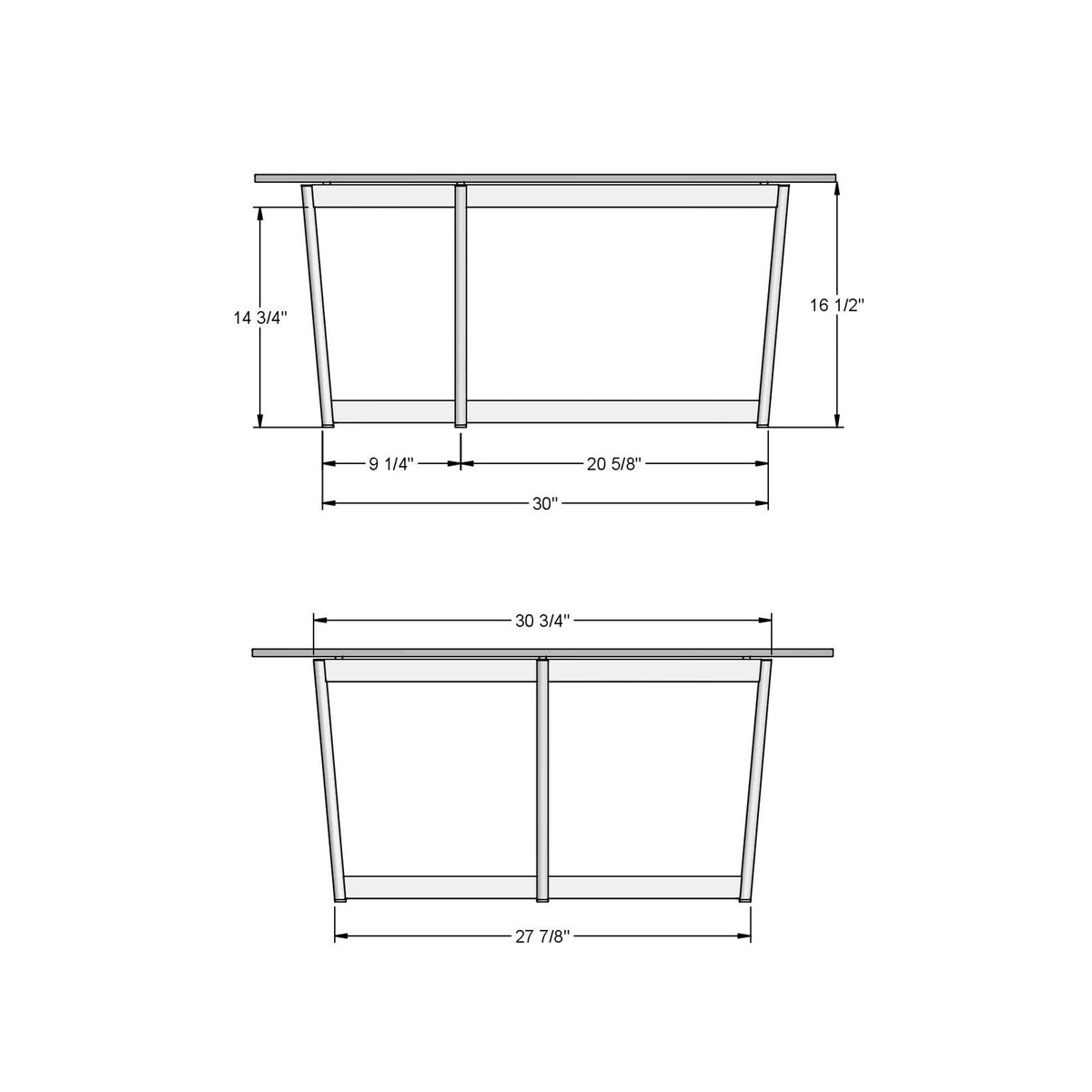 Amisco Jill Coffee Table – view 3