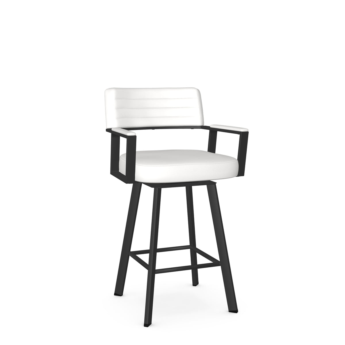 Amisco Albert Upholstered Stool – view 2