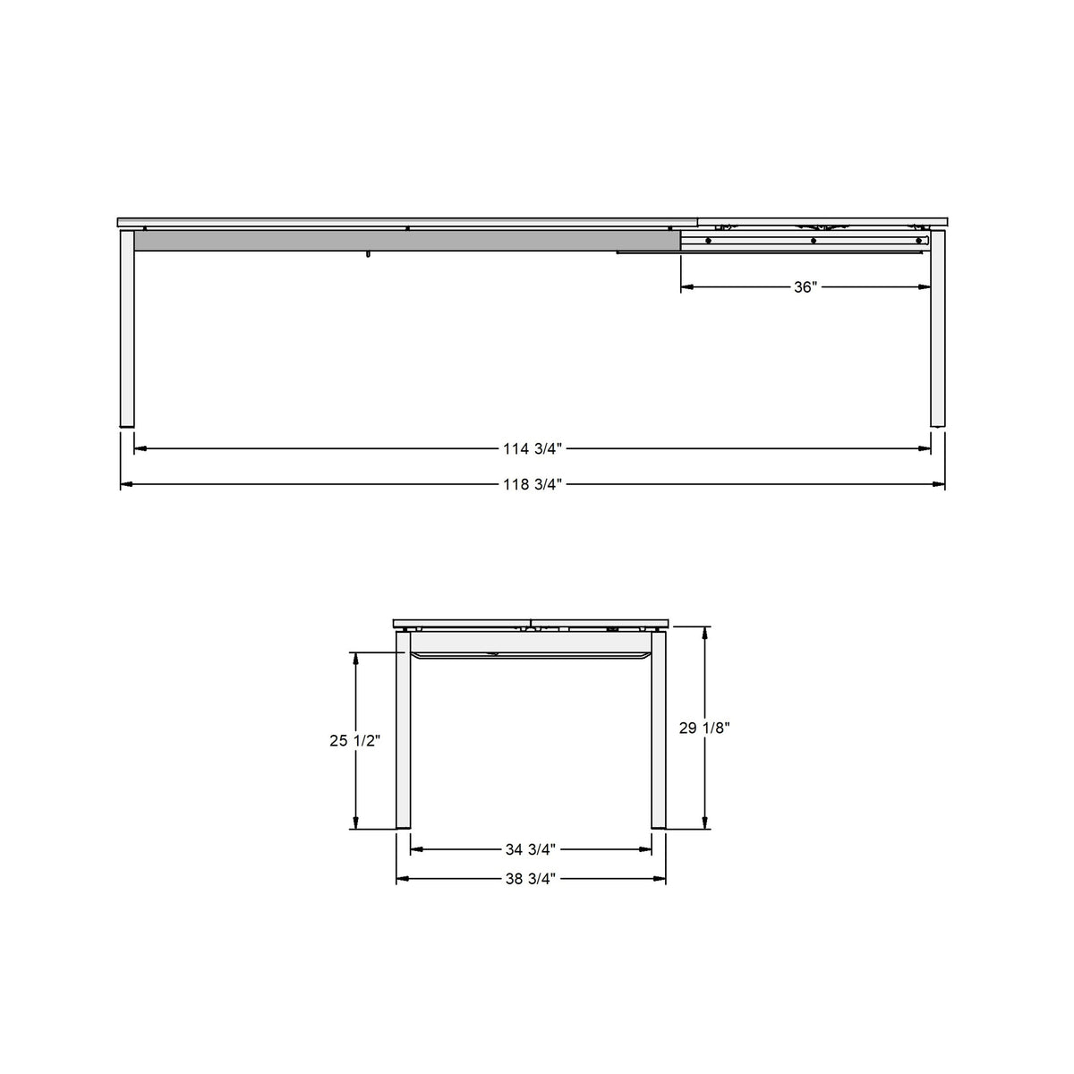 Amisco Zenith Dining Table – view 5