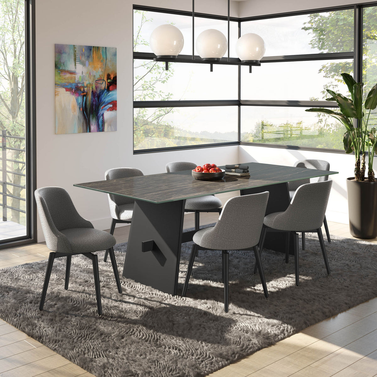 Amisco Giulia Upholstered Dining Chair – view 2