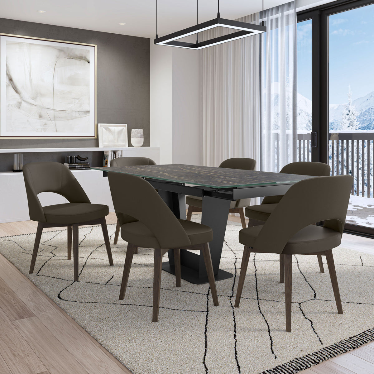 Amisco Scheila Solid Wood Dining Chair – view 2