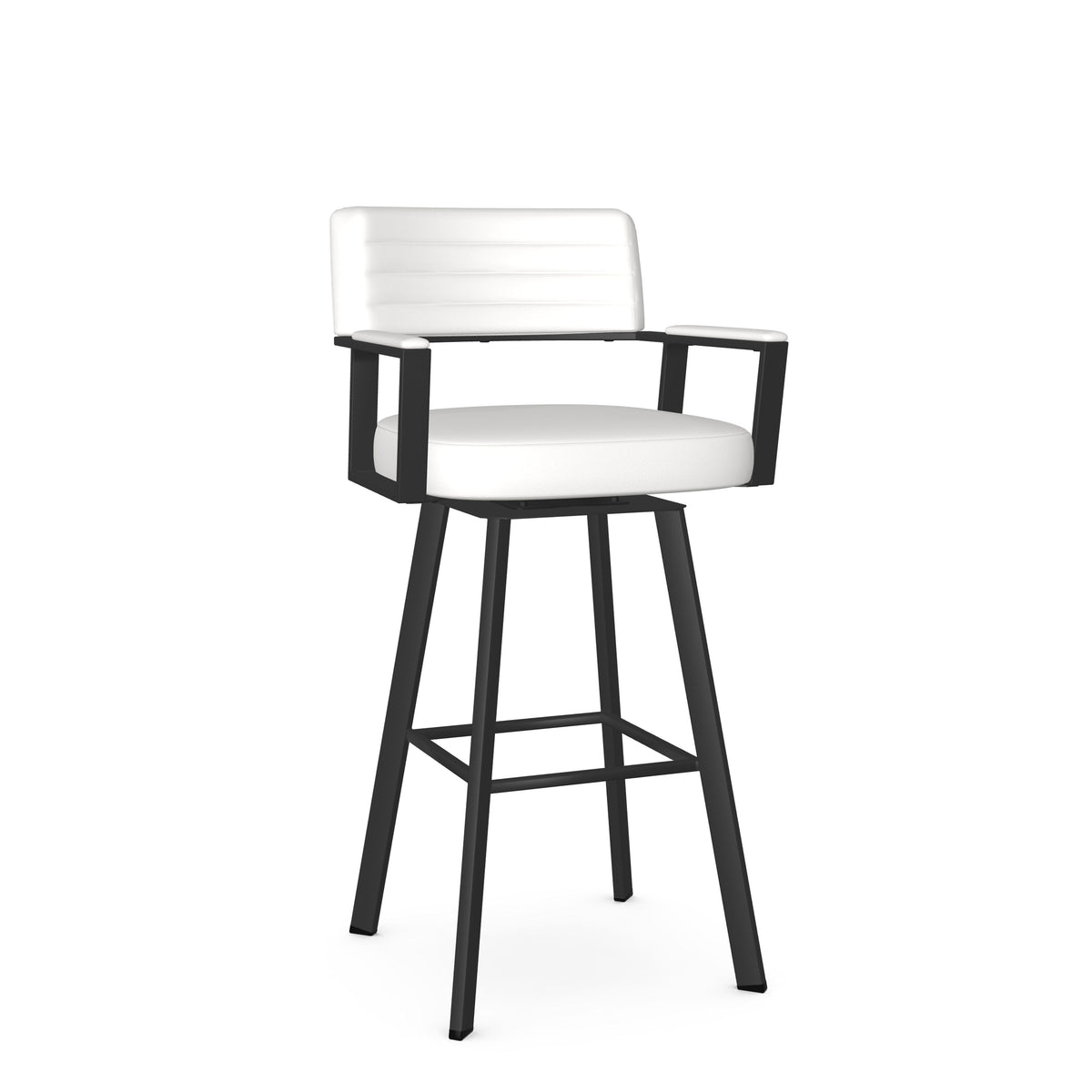 Amisco Albert Upholstered Stool – view 2