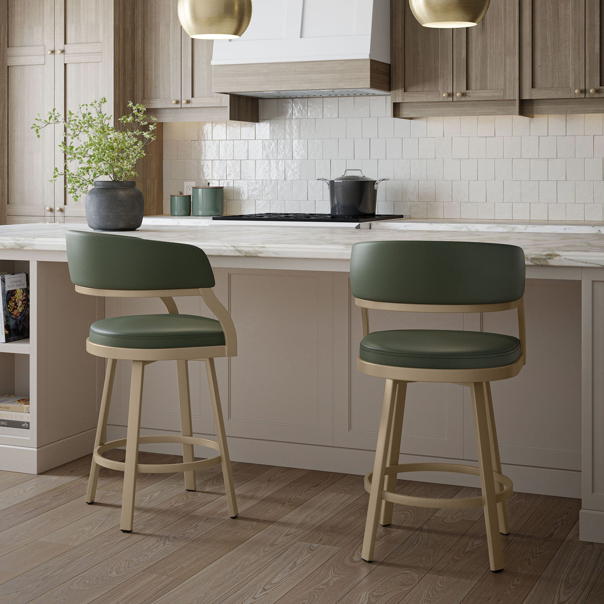 Amisco Mazzy Upholstered Stool