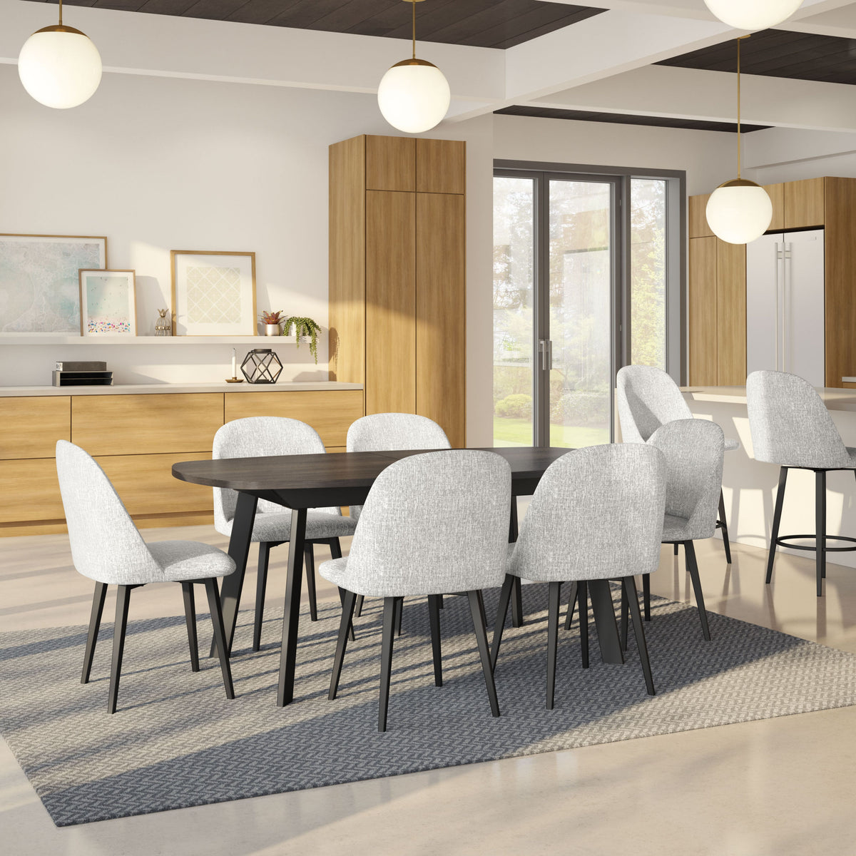 Amisco Zahra Upholstered Dining Chair – view 2