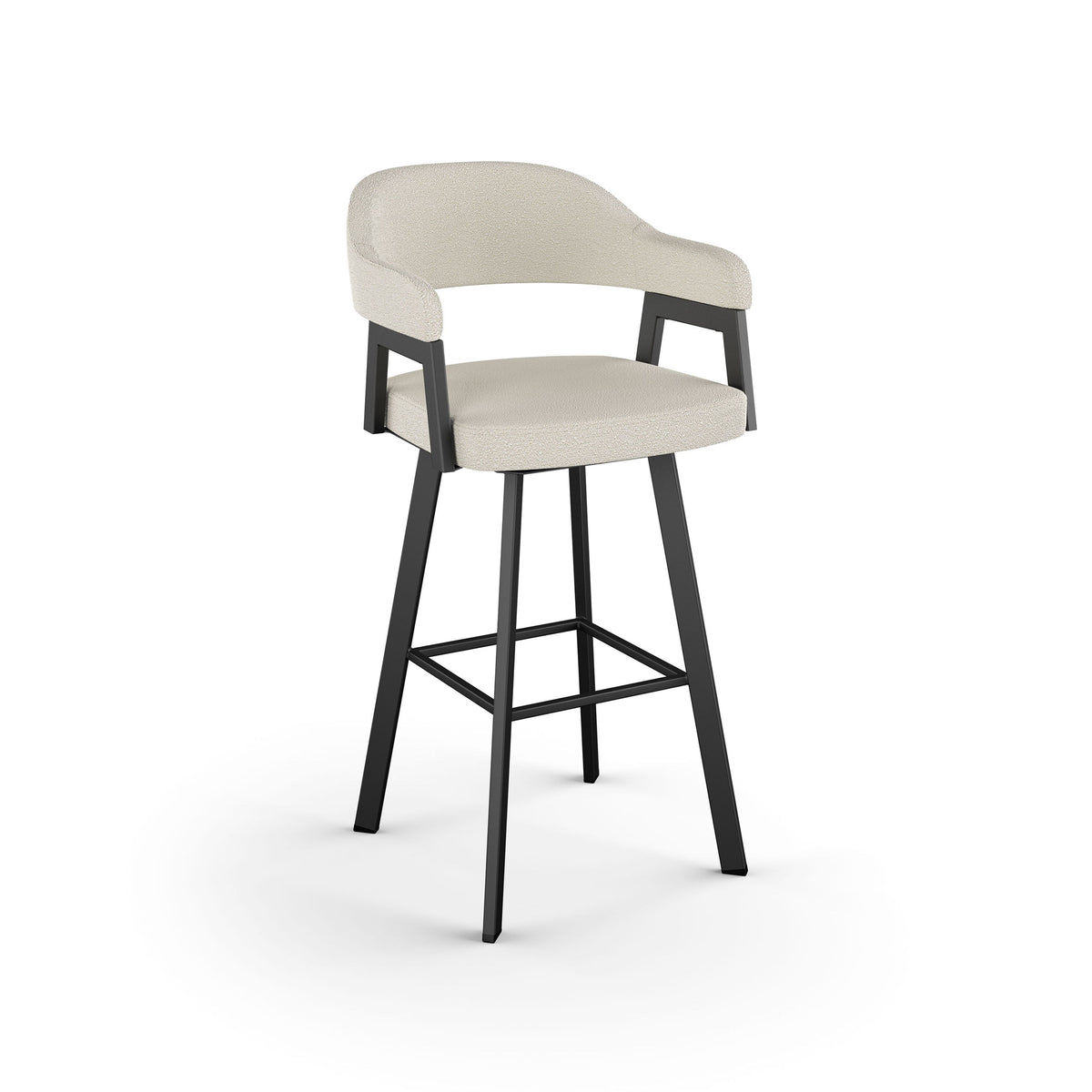 Amisco Carmen Upholstered Stool – view 2