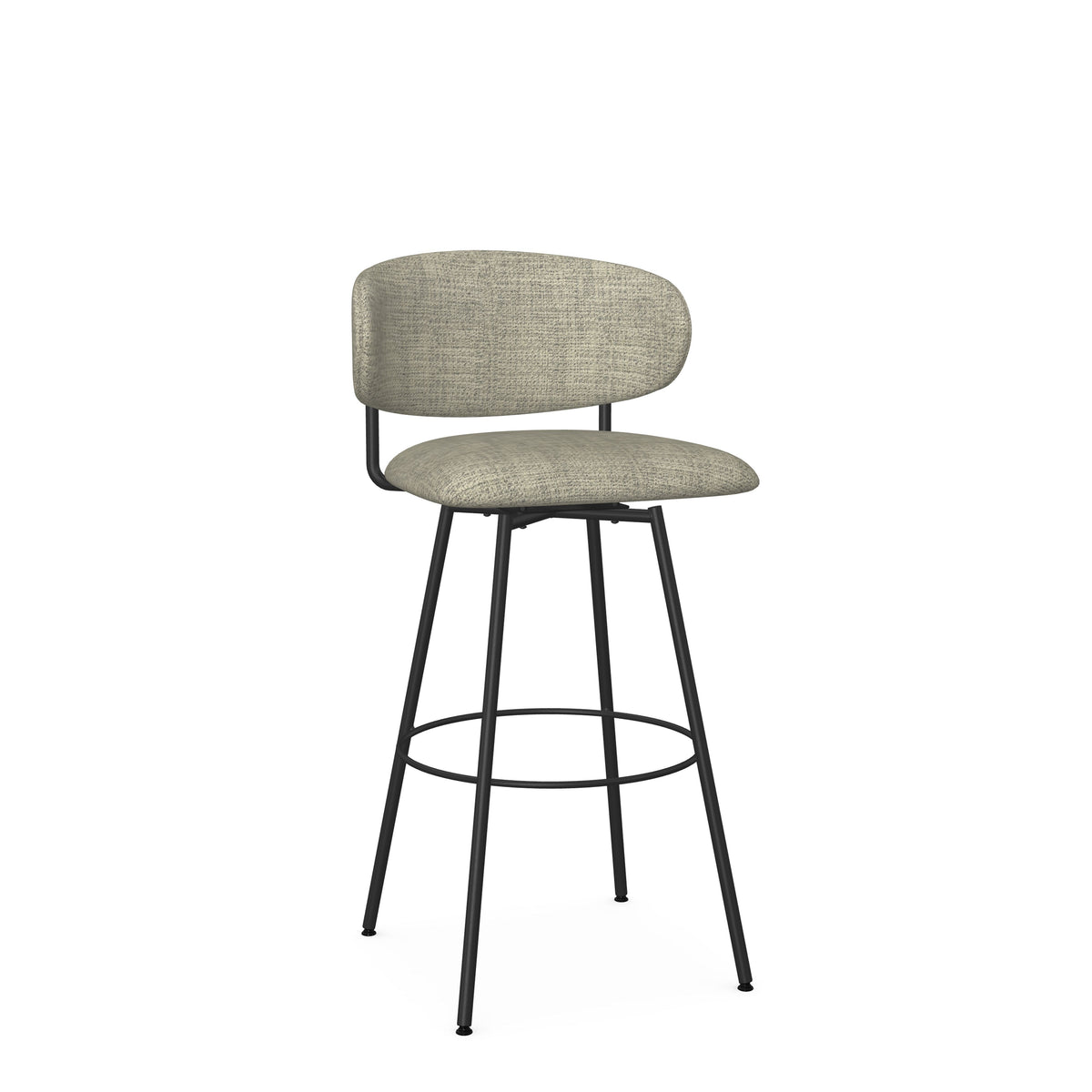 Amisco Wyatt Upholstered Stool