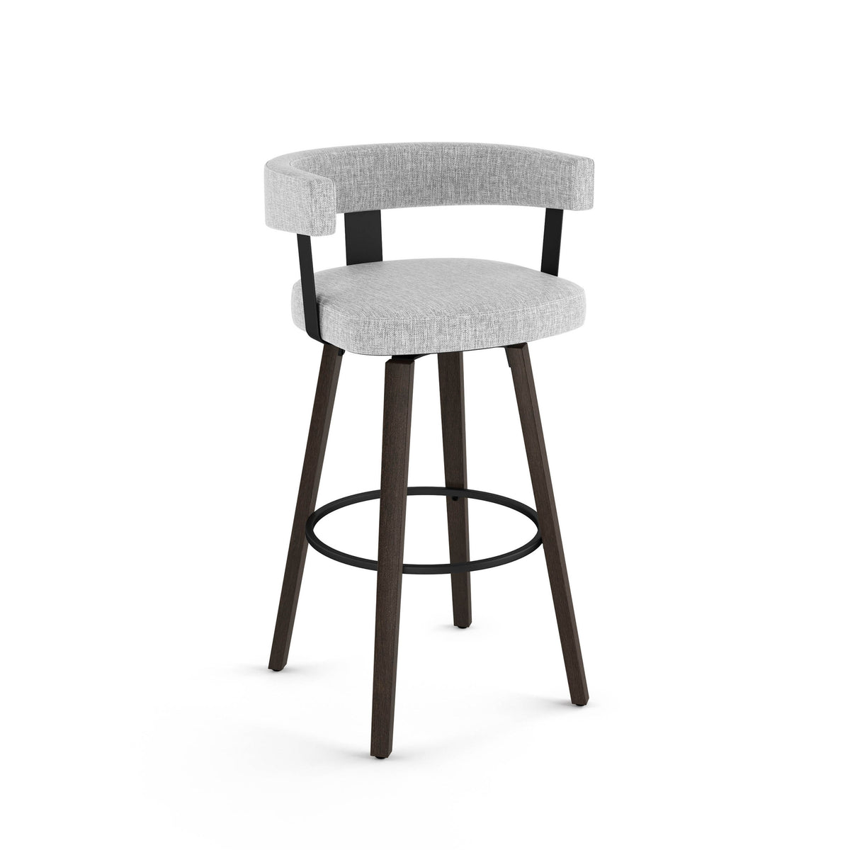 Amisco Fletcher Solid Wood Stool – view 2