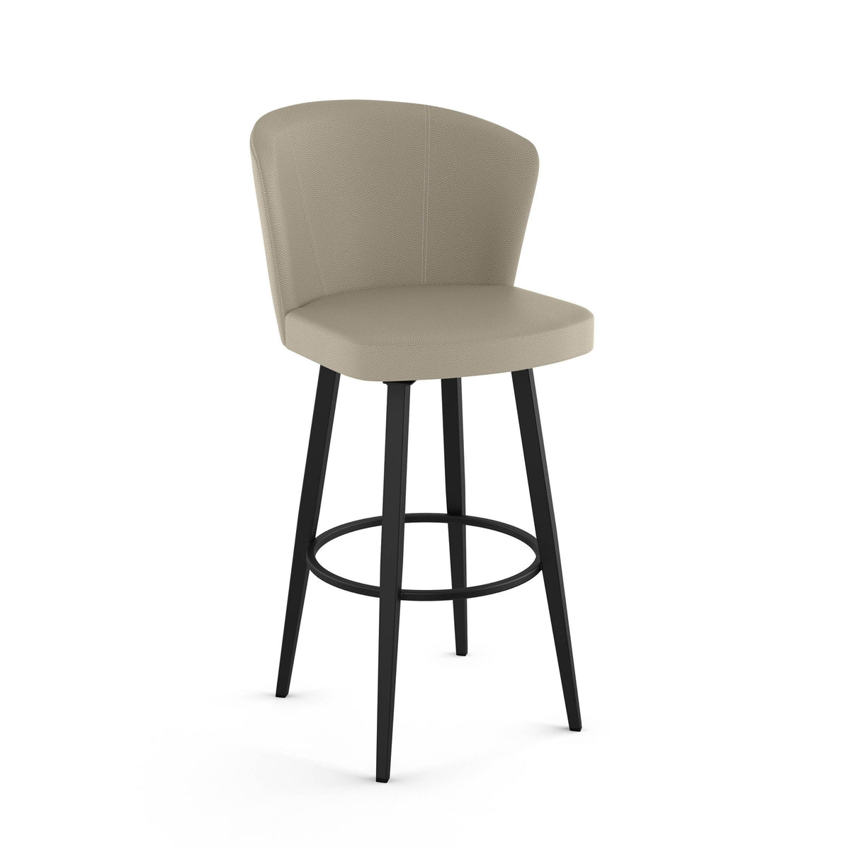 Amisco Benson Upholstered Stool – view 2
