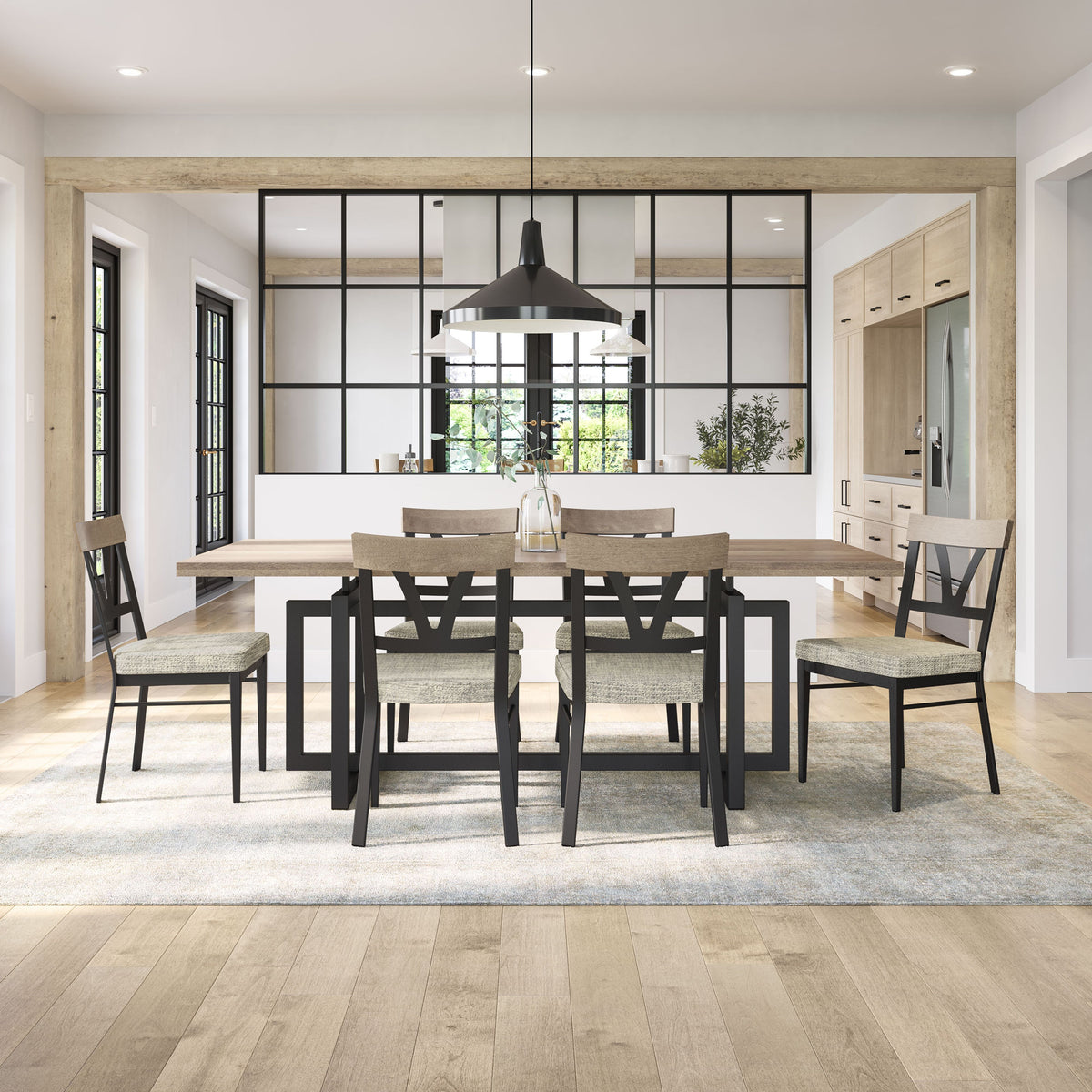 Amisco Lawrence Solid Wood Dining Chair – view 2