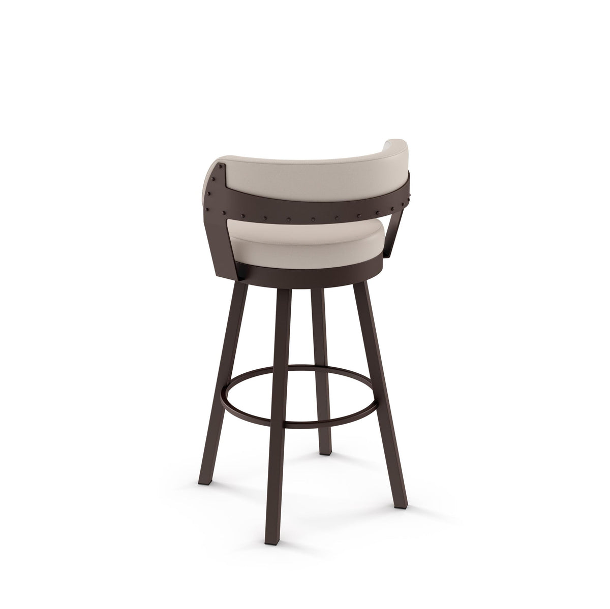 Amisco Russell Upholstered Stool – view 2