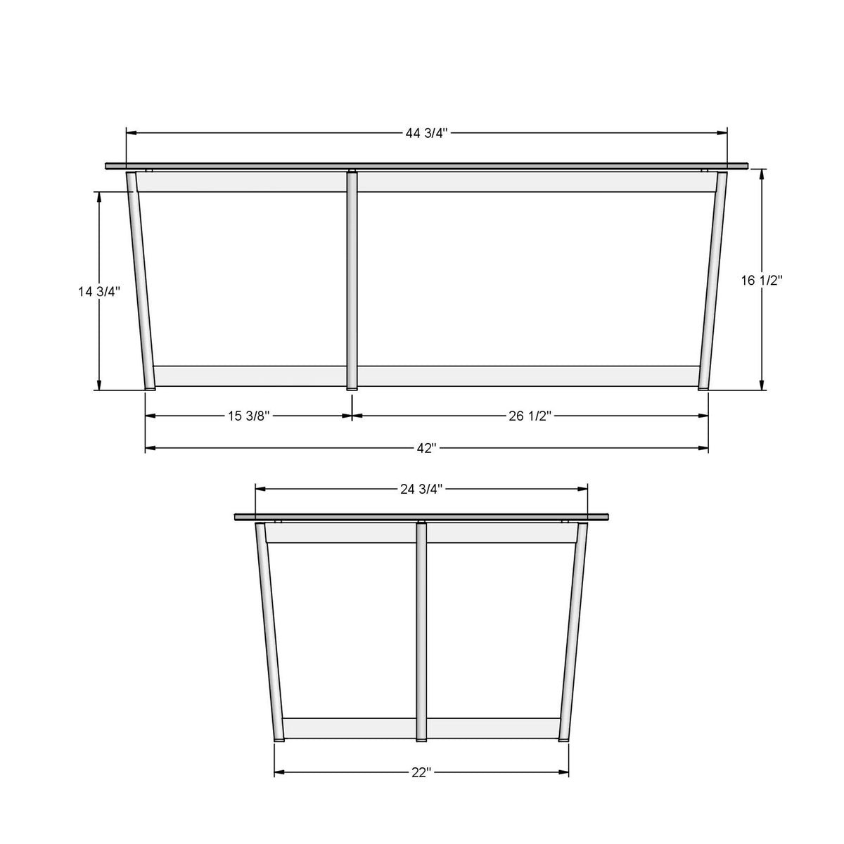 Amisco Jill Coffee Table – view 3