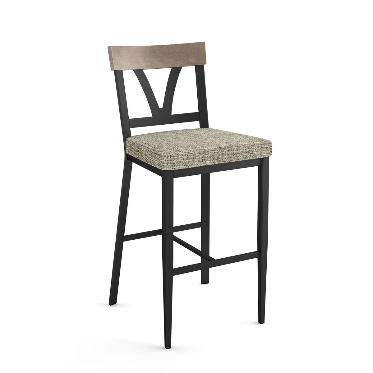 Amisco Lawrence Solid Wood Stool