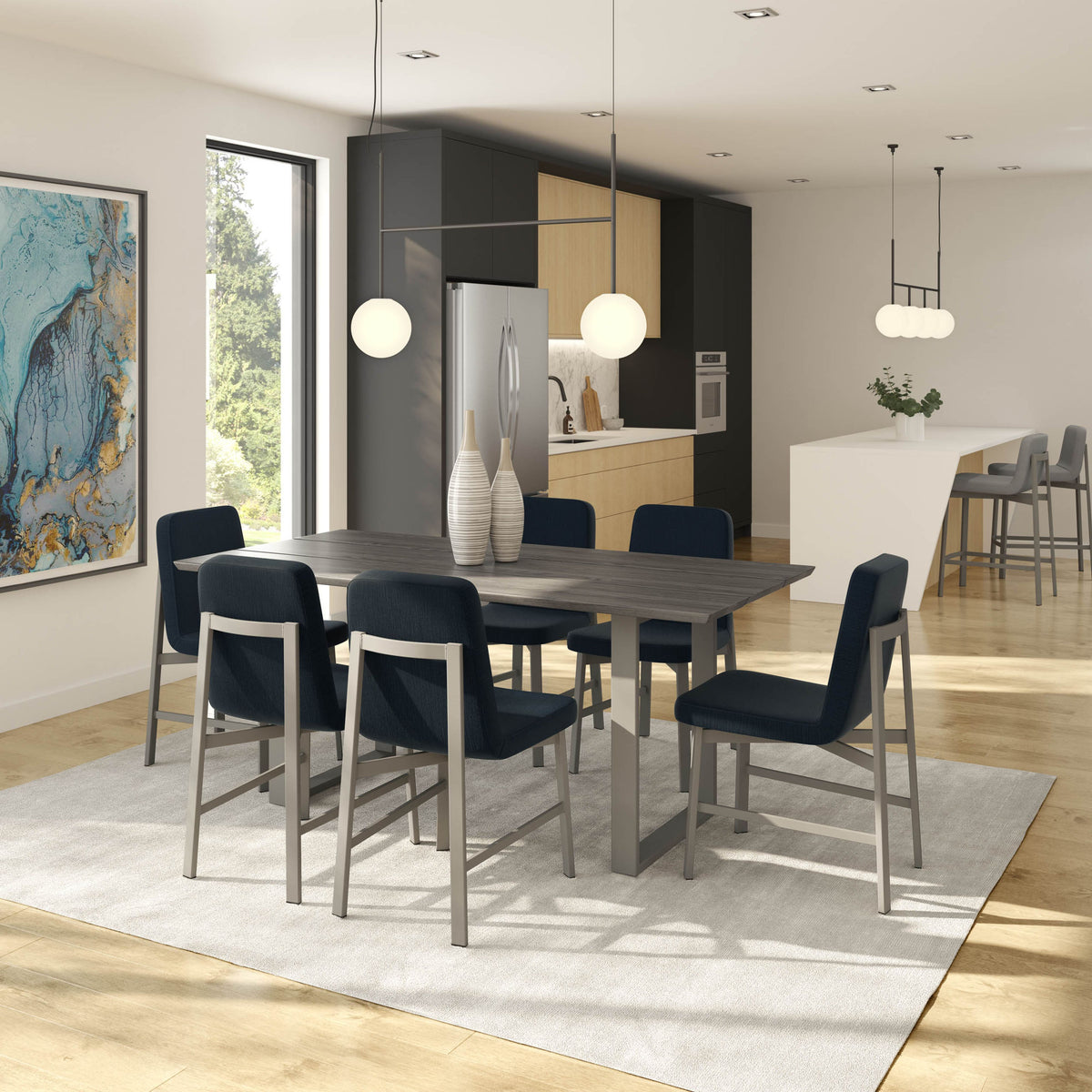 Amisco Waverly Upholstered Dining Chair – view 3