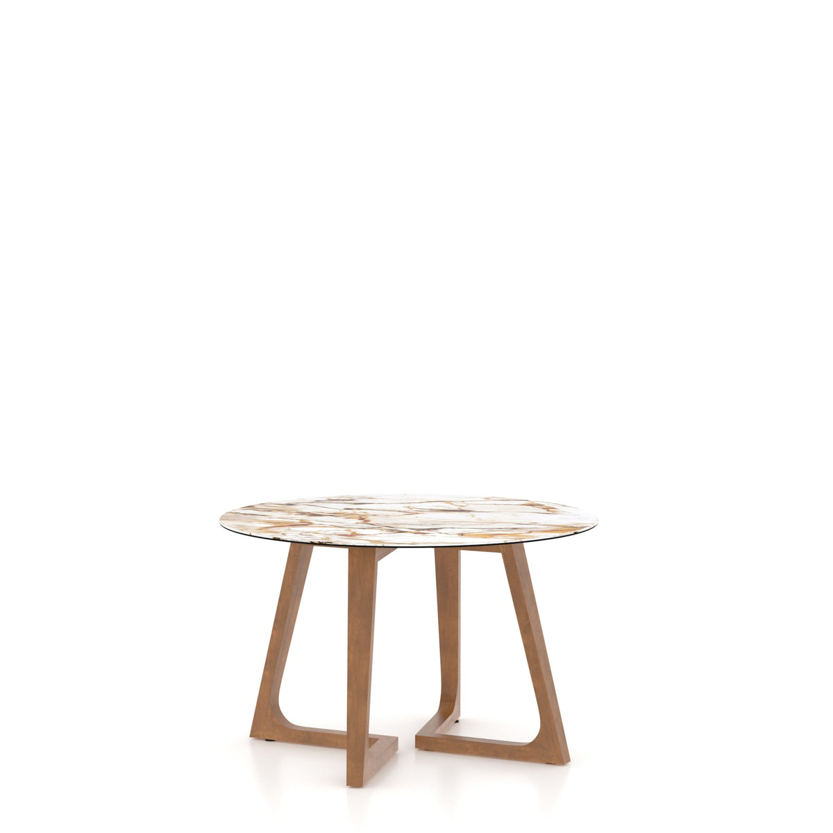 Canadel Modern 4848 MN Round Porcelain Dining Table