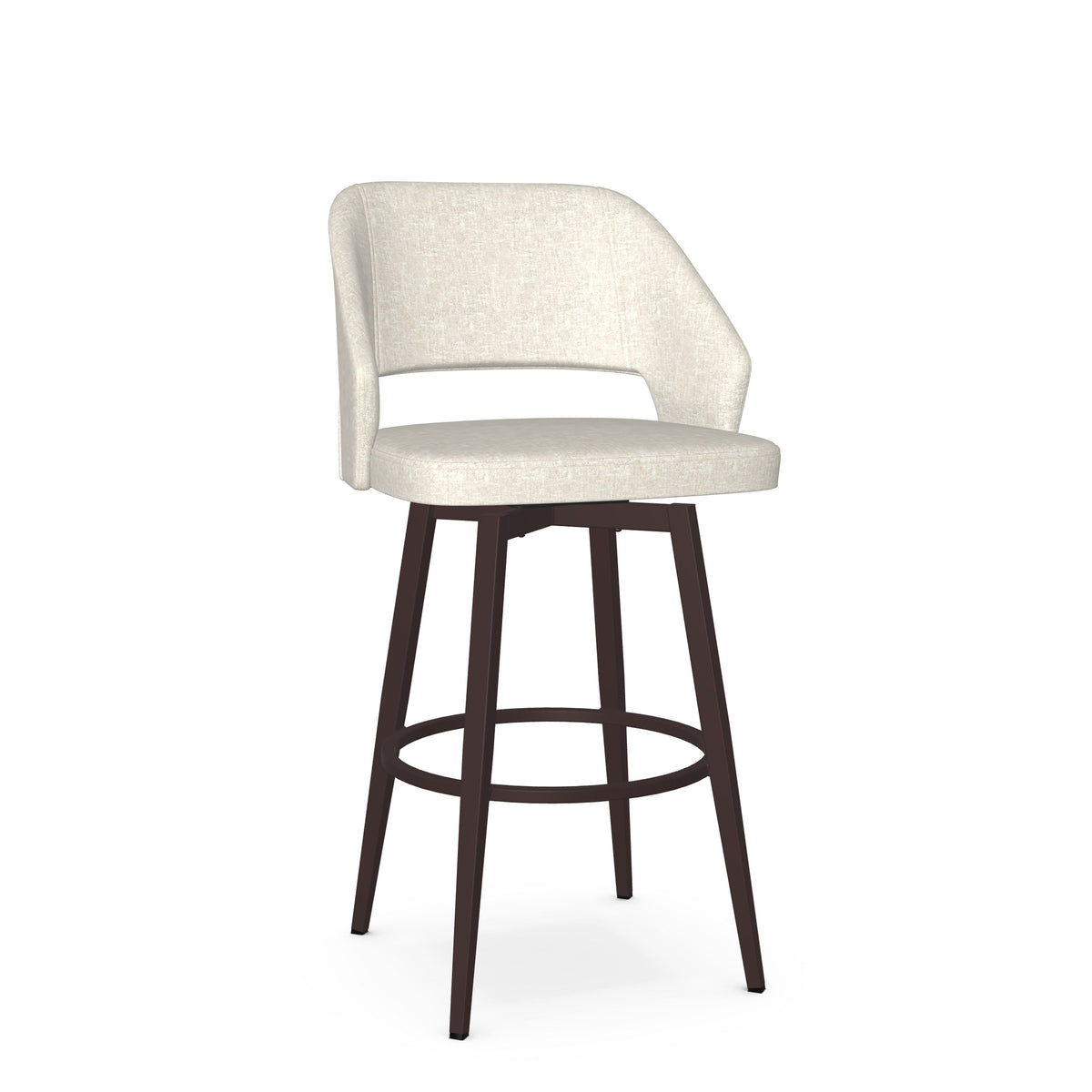 Amisco Lorna Upholstered Stool – view 2