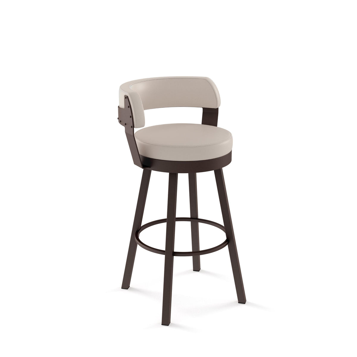 Amisco Russell Upholstered Stool