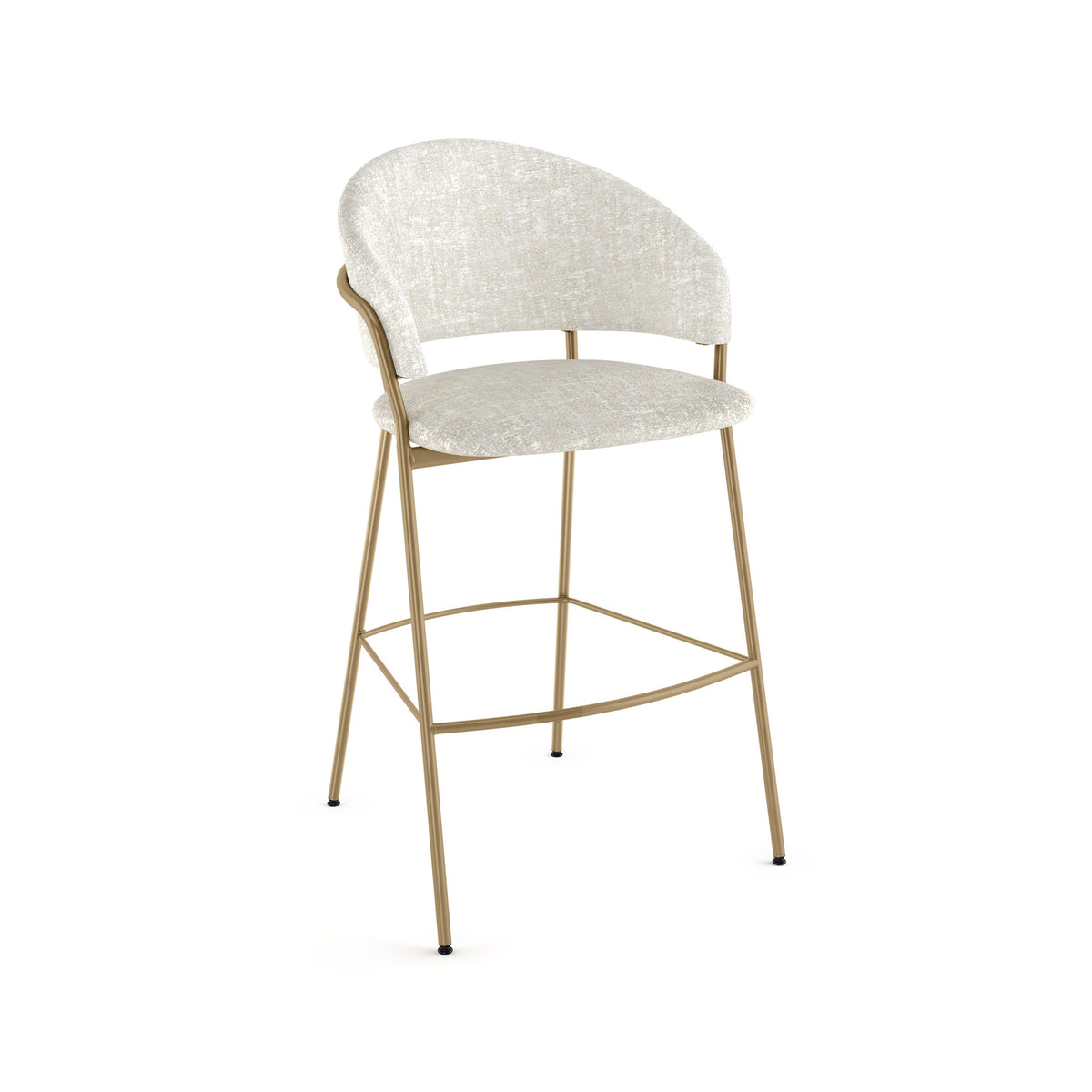 Amisco Atria Upholstered Stool