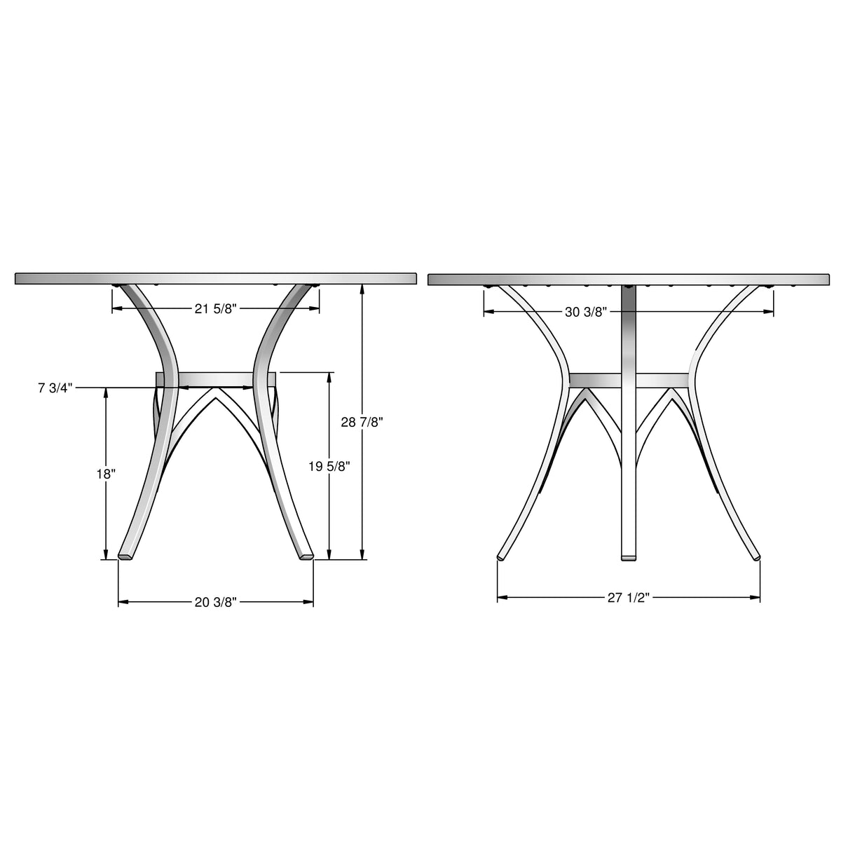 Amisco Kai Dining Table – view 3