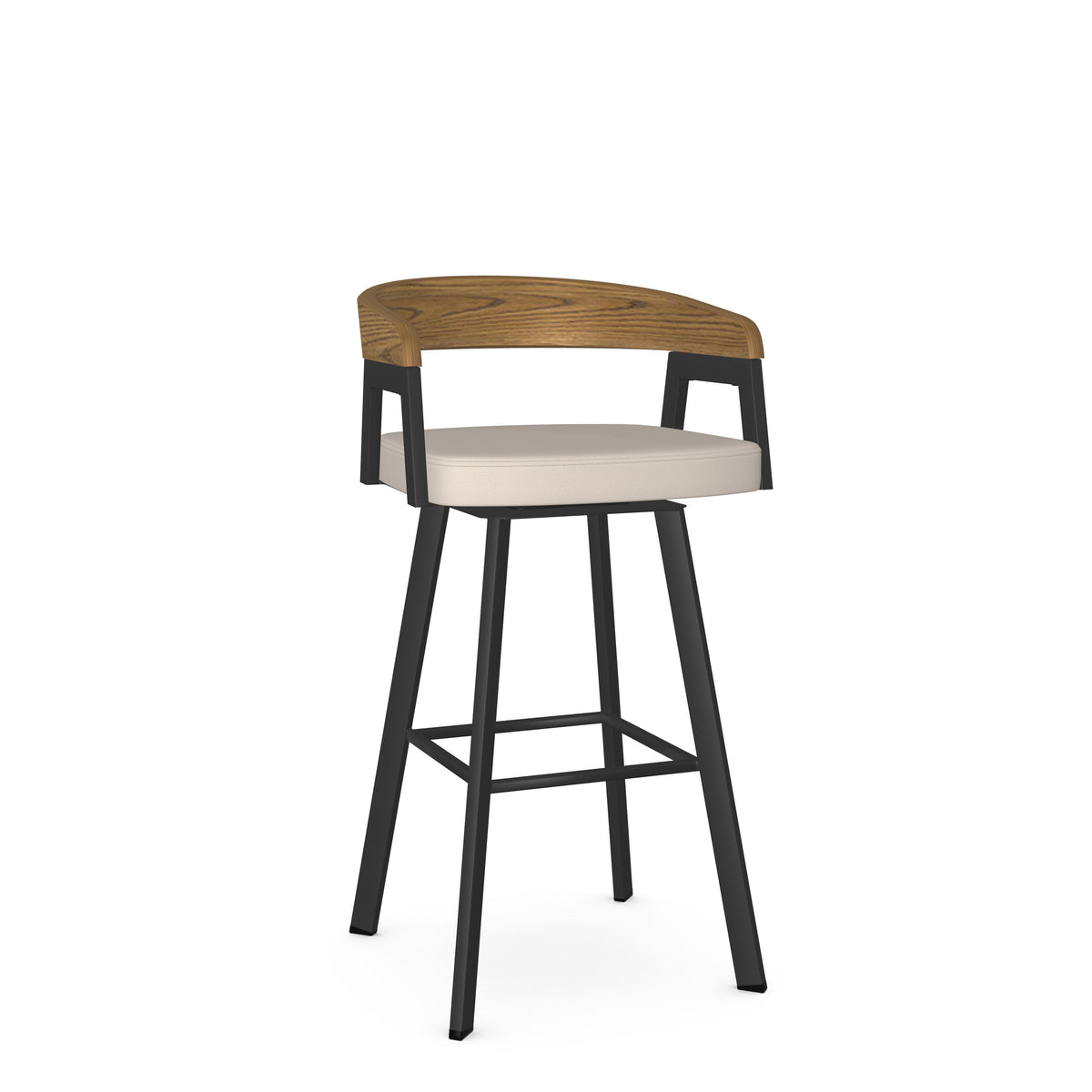 Amisco Carmela Solid Wood Stool – view 2