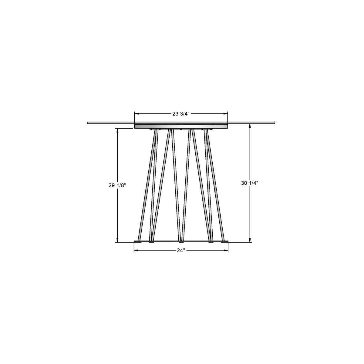 Amisco Calypso Dining Table – view 2
