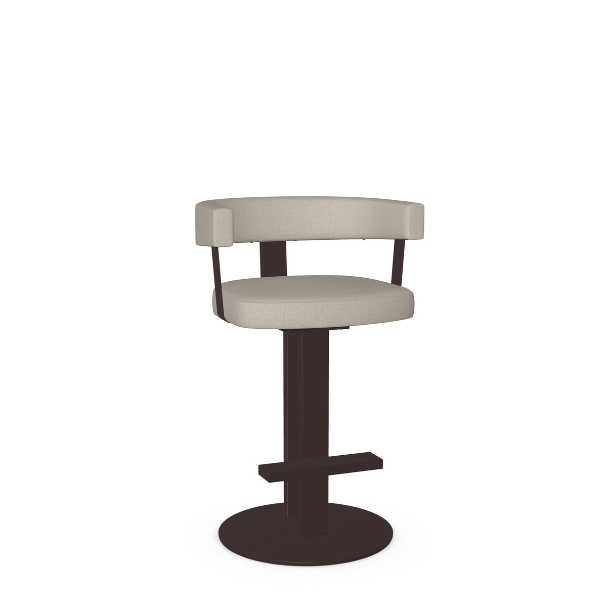 Amisco Garrison Upholstered Stool