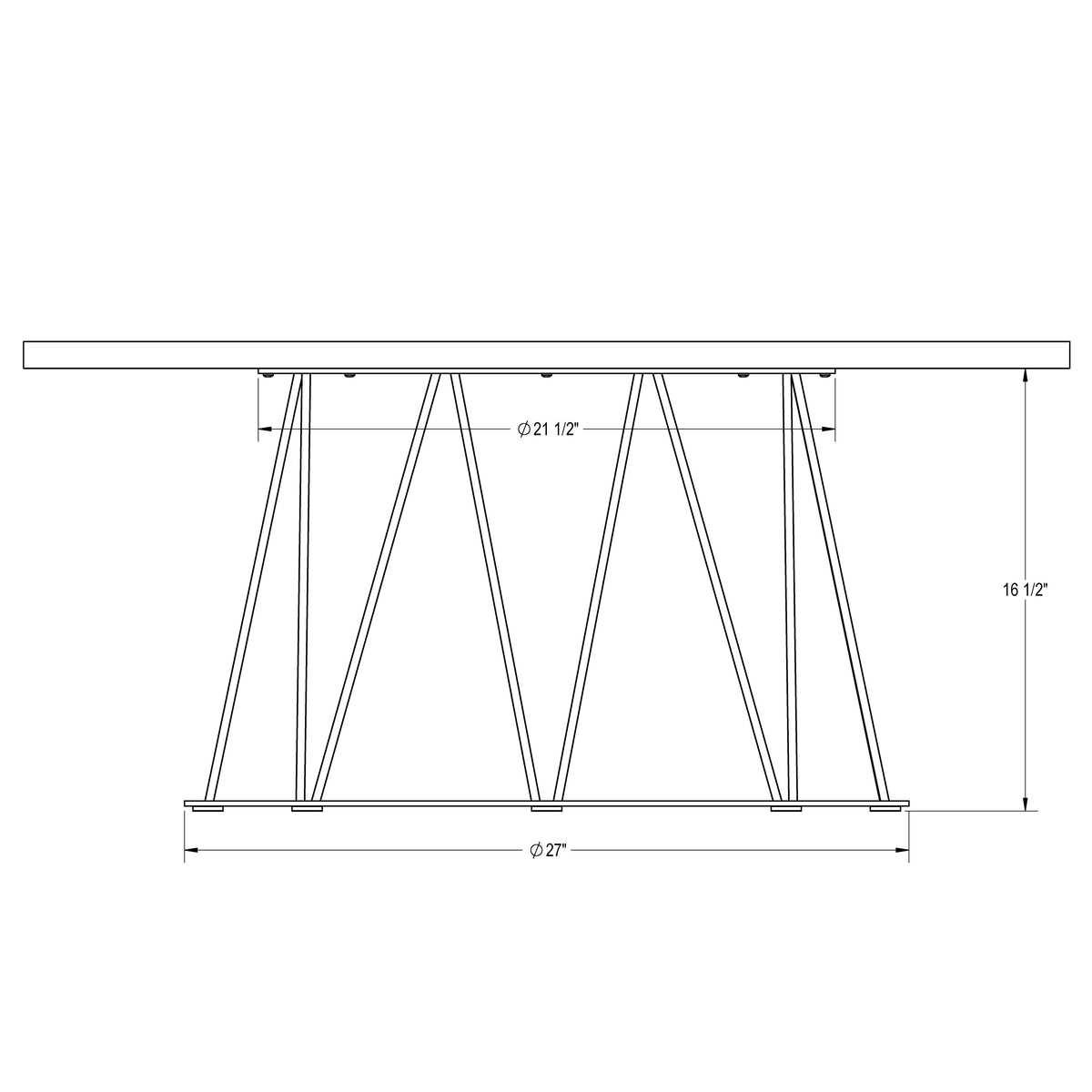 Amisco Calypso Coffee Table – view 3