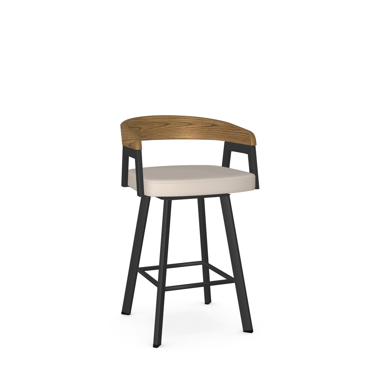 Amisco Carmela Solid Wood Stool – view 2