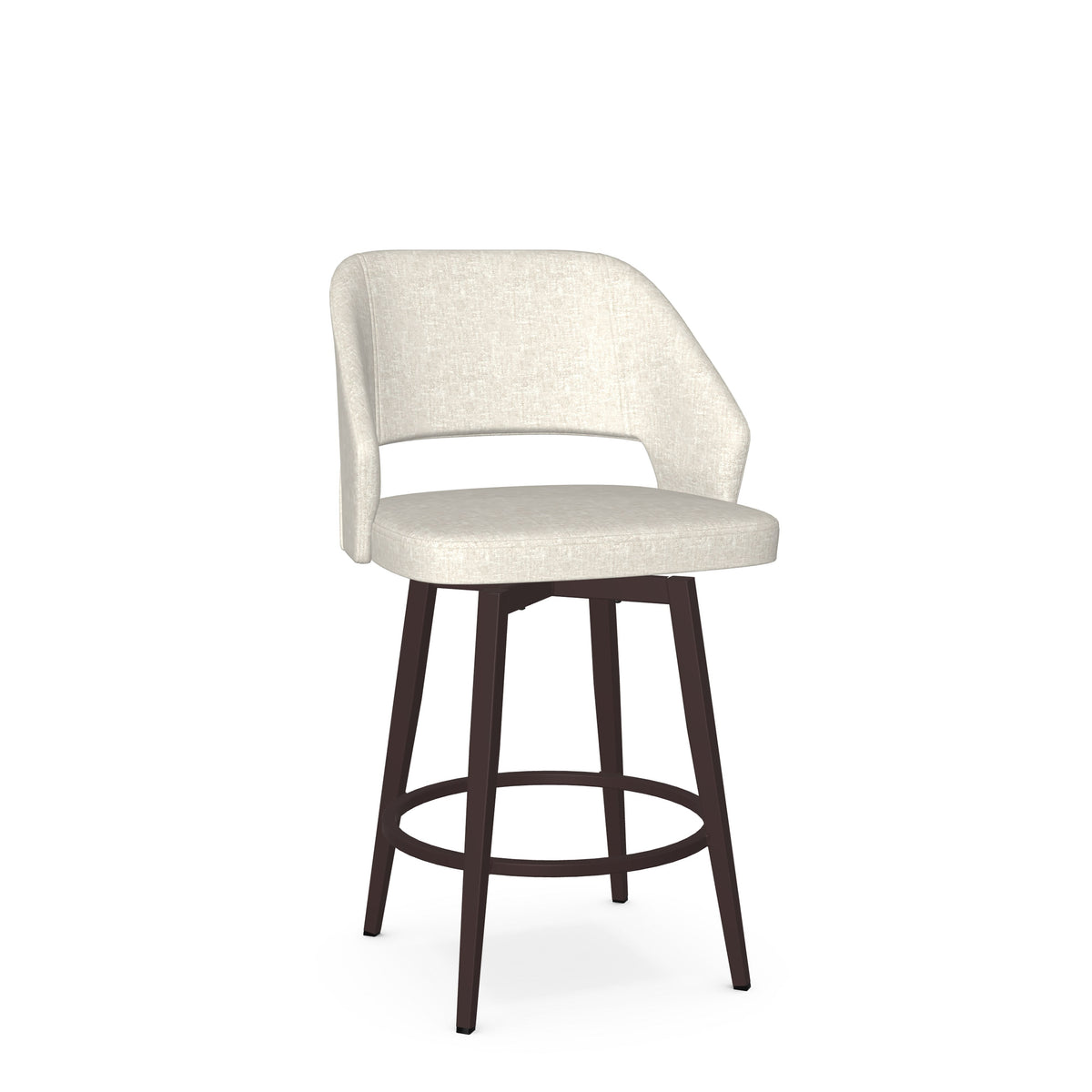 Amisco Lorna Upholstered Stool – view 2
