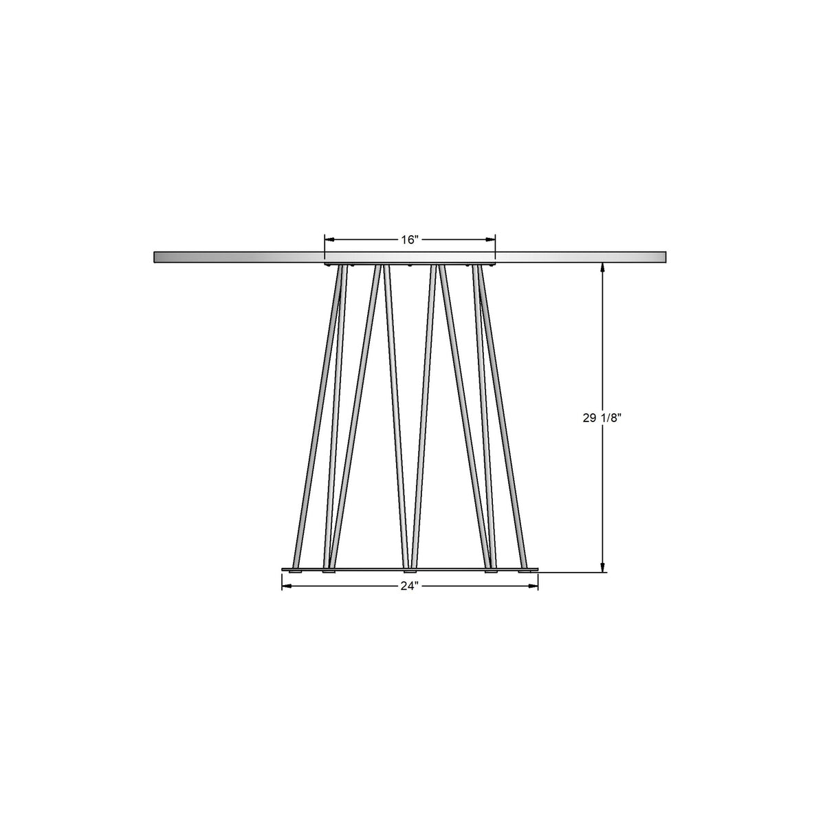 Amisco Calypso Dining Table – view 2
