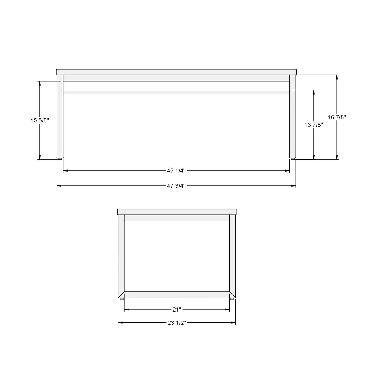 Amisco Crawford Coffee Table – view 3