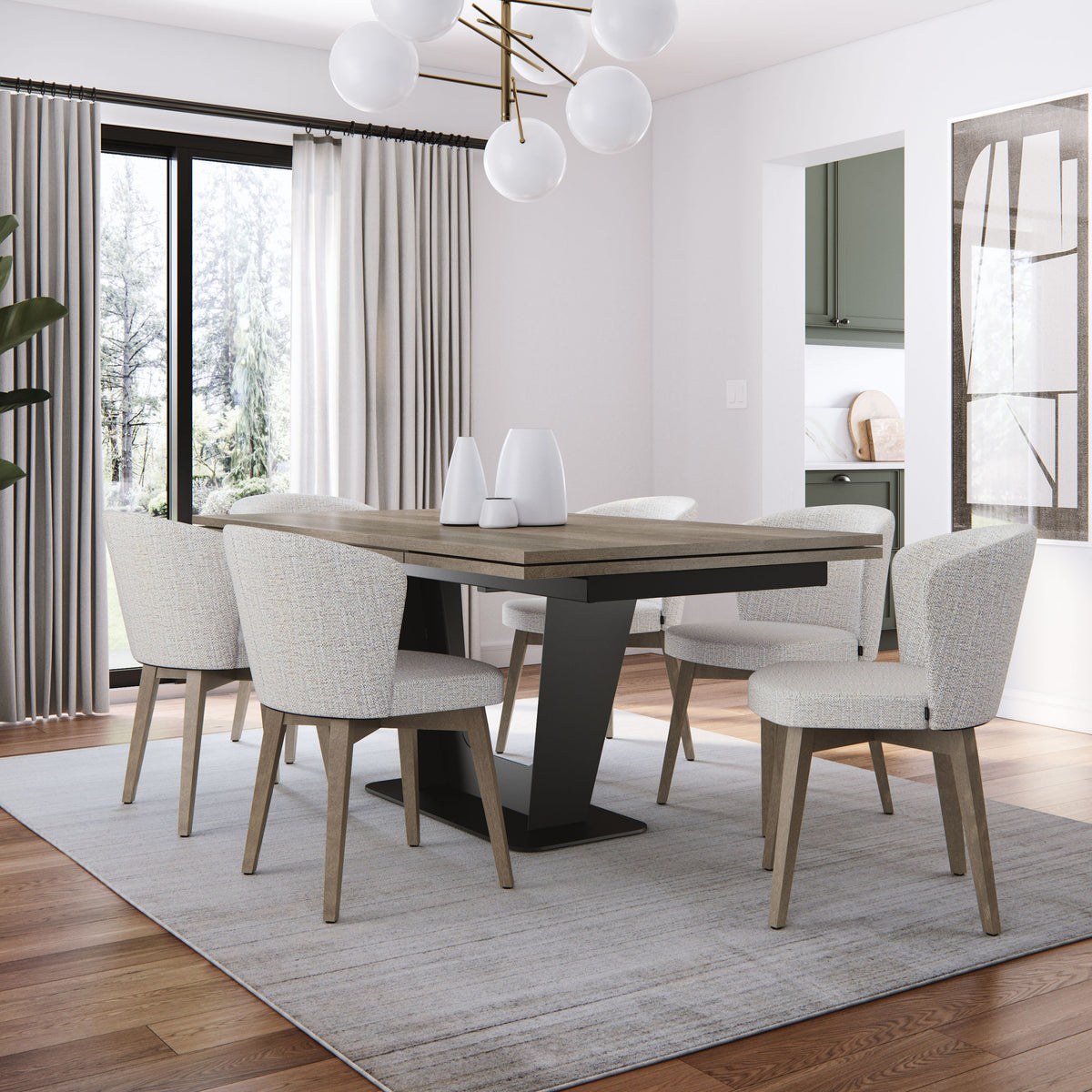 Amisco Beatrice Solid Wood Dining Chair – view 2